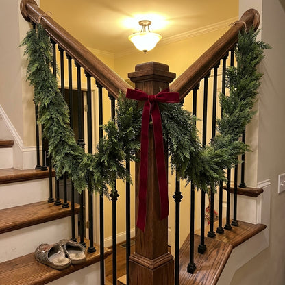 6ft Artificial cedar garland